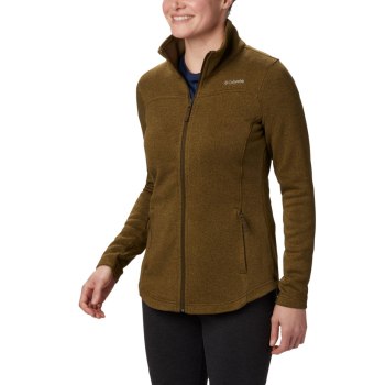 Columbia Ženske Jakne - Canyon Point Fleece Full Zip Maslinasto Zelene | RBAZ-57849